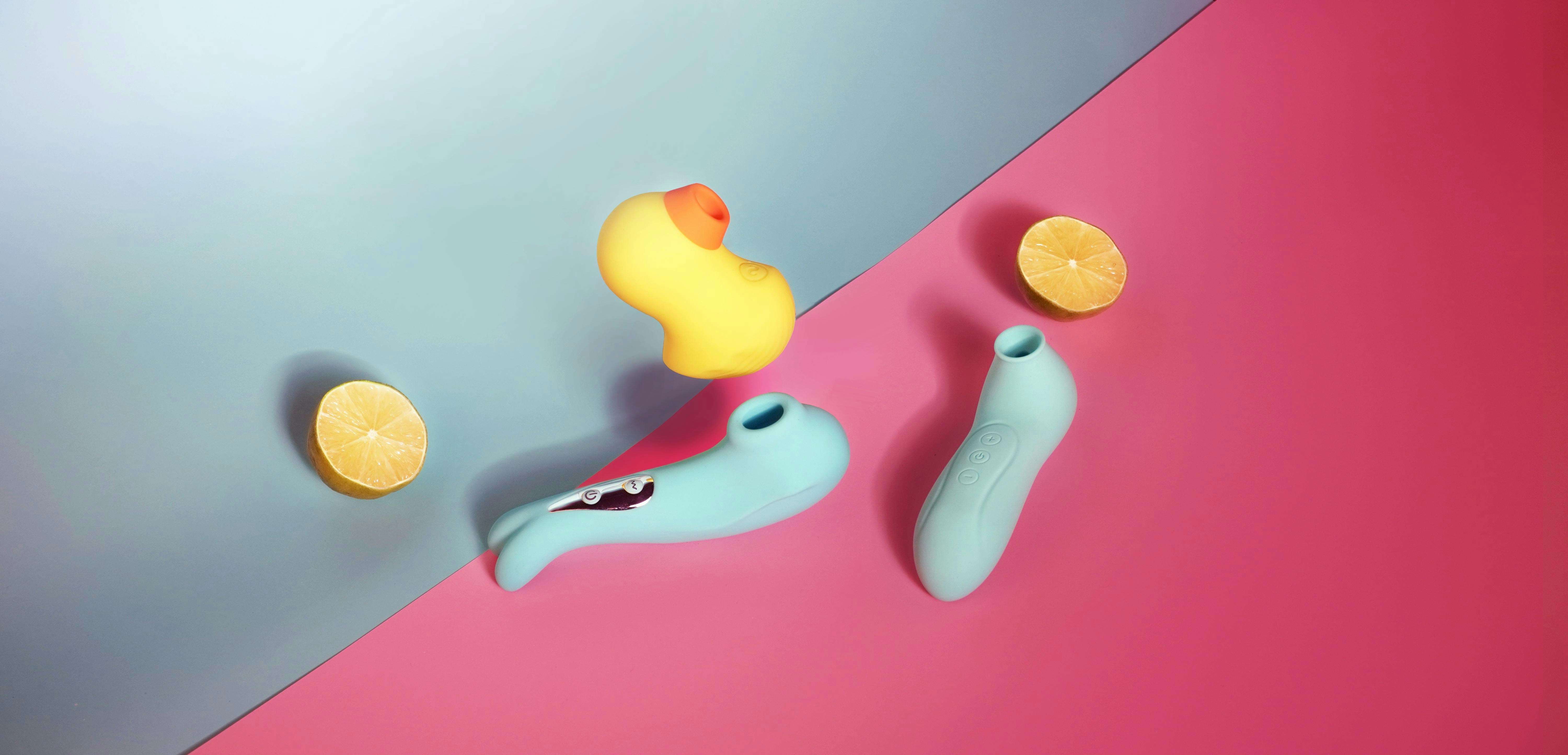 Vibradores y succión de clítoris